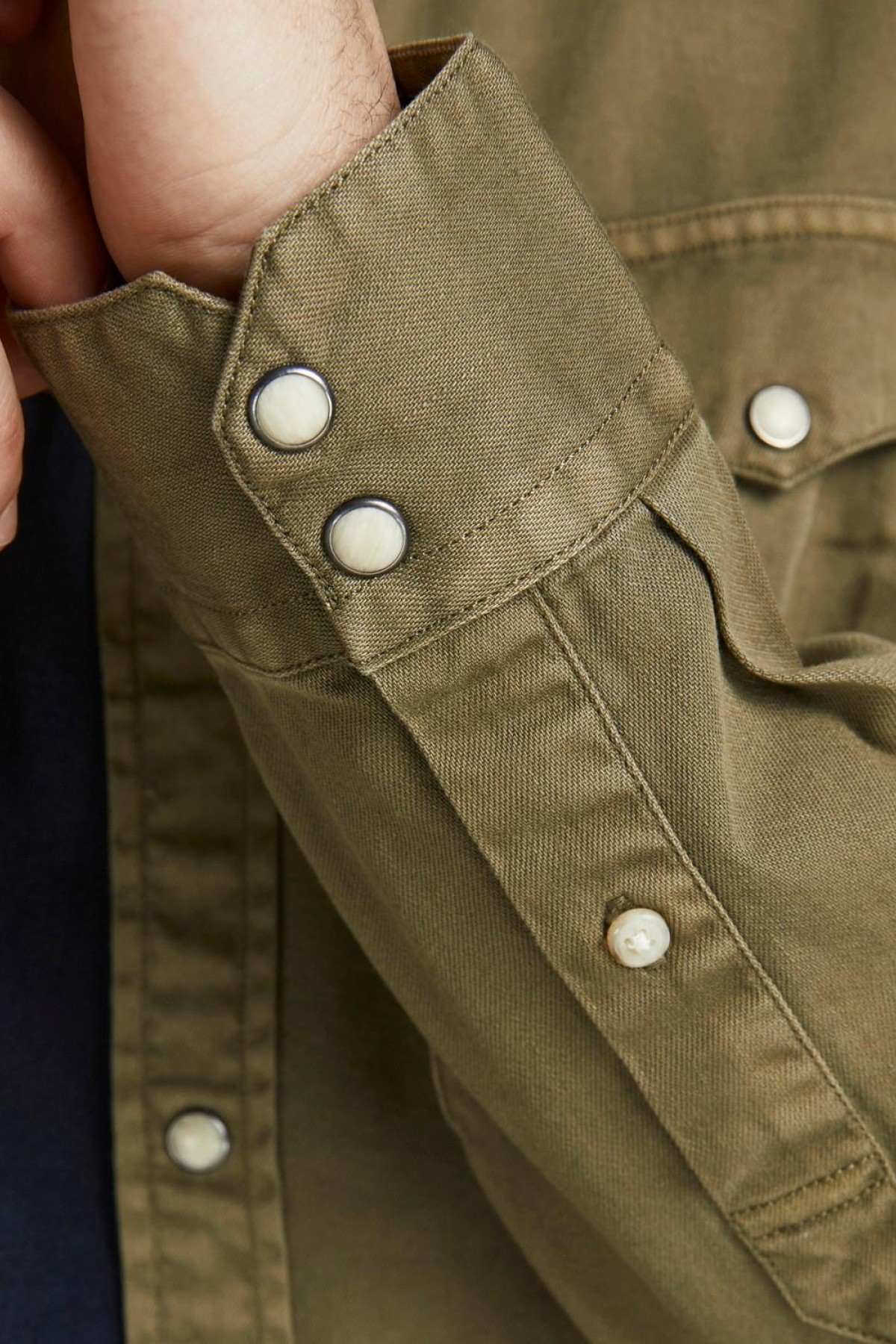 JACK&JONES 12138115 2 CEP CITCITLI UZUN KOL KOT GOMLEK