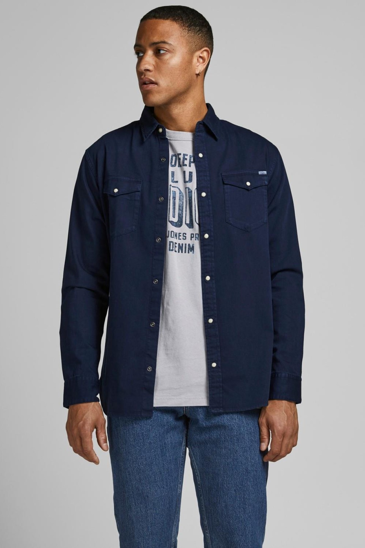 JACK&JONES 12138115 2 CEP CITCITLI UZUN KOL KOT GOMLEK JACK&JONES 12138115 2 CEP CITCITLI UZUN KOL KOT GOMLEK