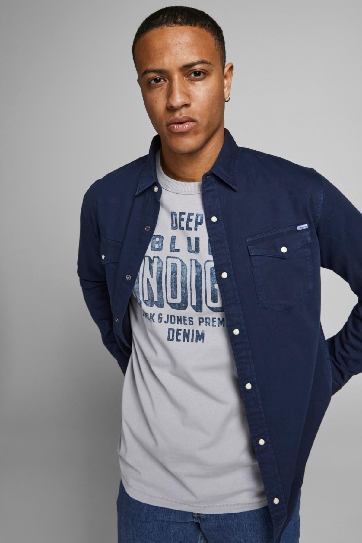 JACK&JONES 12138115 2 CEP CITCITLI UZUN KOL KOT GOMLEK JACK&JONES 12138115 2 CEP CITCITLI UZUN KOL KOT GOMLEK