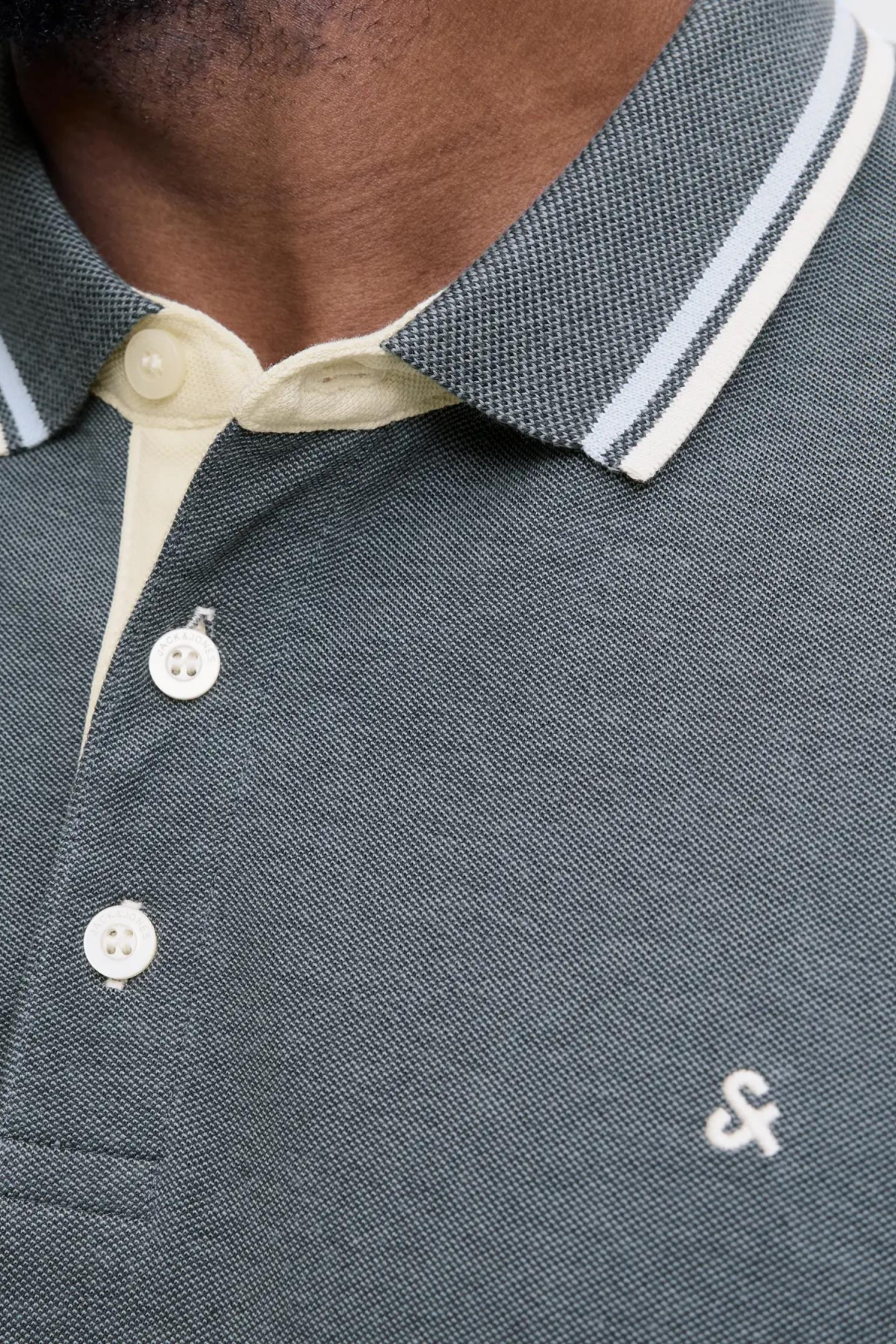 JACK&JONES 12143859 JJEPAULOS POLO YAKA NOOS BATTAL BUYUK BEDEN KISA KOL TSHIRT