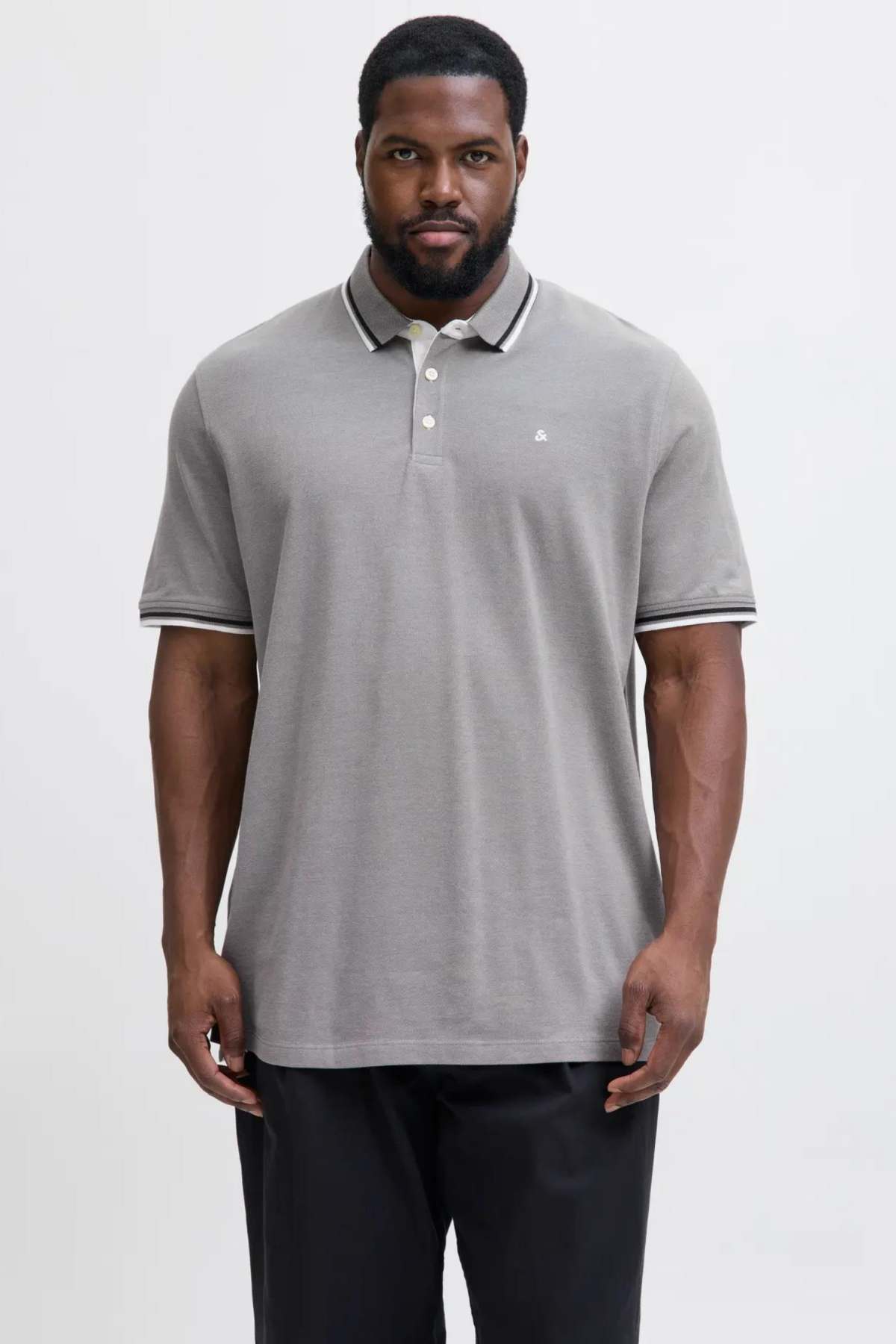 JACK&JONES 12143859 JJEPAULOS POLO YAKA NOOS BATTAL BUYUK BEDEN KISA KOL TSHIRT