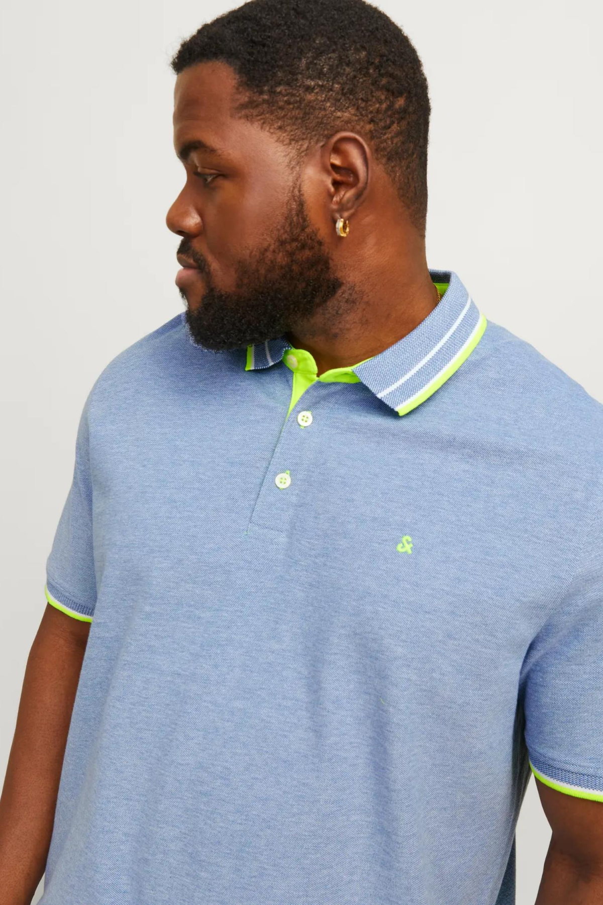 JACK&JONES 12143859 JJEPAULOS POLO YAKA NOOS BATTAL BUYUK BEDEN KISA KOL TSHIRT