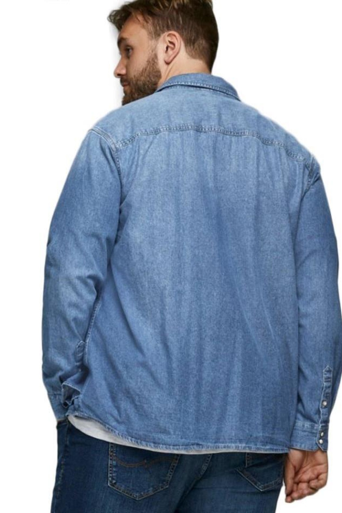 JACK&JONES 12143934 2 CEP CITCITLI UZUN KOL KOT GOMLEK