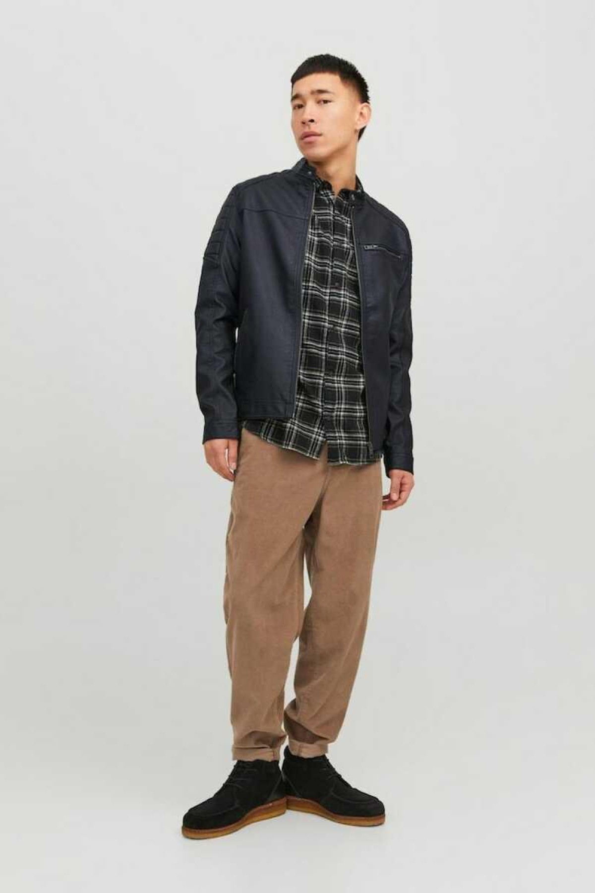 JACK&JONES 12147218 3 CEPLI ON FERMUARLI DERI CEKET