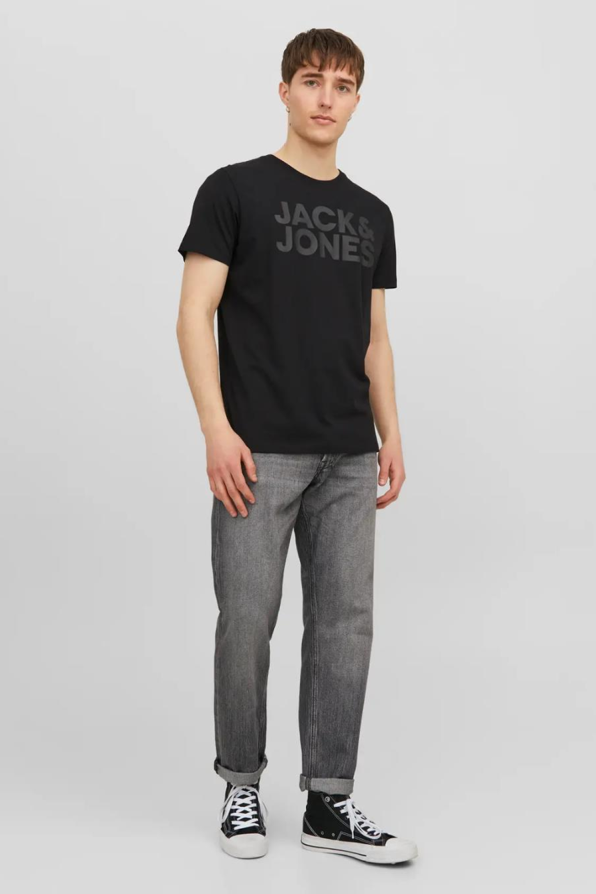 JACK&JONES 12151955 KISA KOL JACK&JONES YAZILI JACK&JONES 12151955 KISA KOL JACK&JONES YAZILI