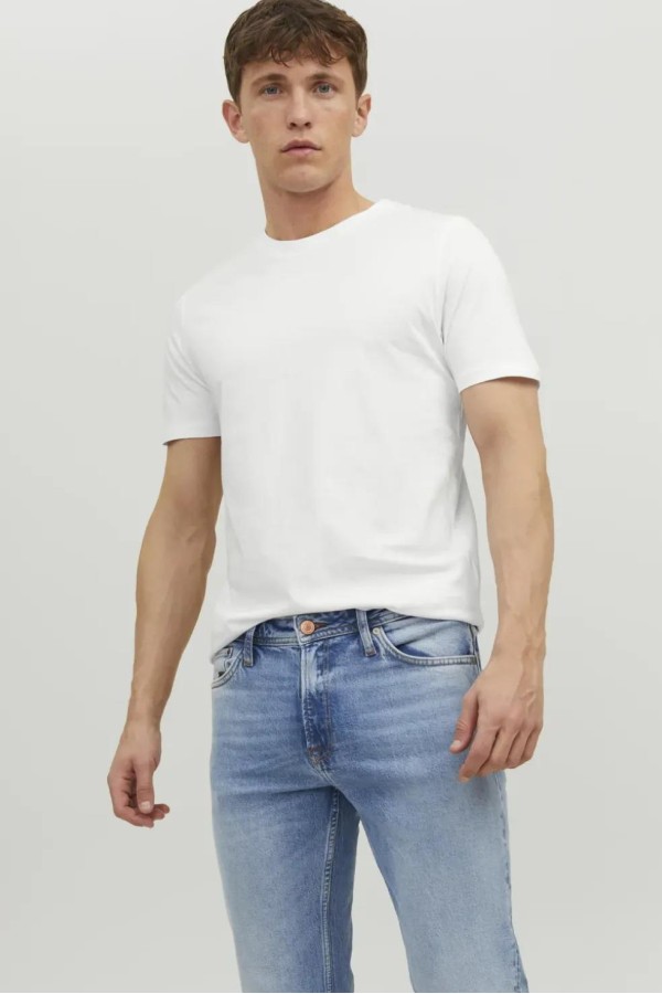 JACK&JONES 12156101 0 YAKA KISA KOL ERKEK TSH