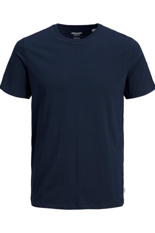 JACK&JONES 12158482 JJEORGANIC BASIC %100 COTON KISA KOL TS