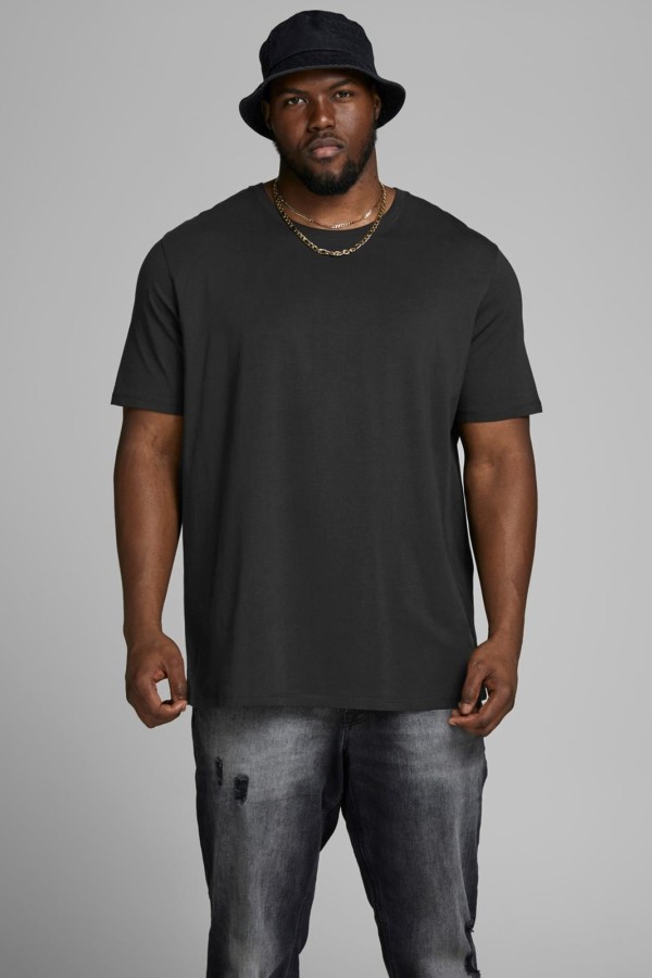 JACK&JONES 12158482 JJEORGANIC BASIC %100 COTON KISA KOL TS