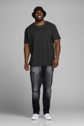 JACK&JONES 12158482 JJEORGANIC BASIC %100 COTON KISA KOL TS