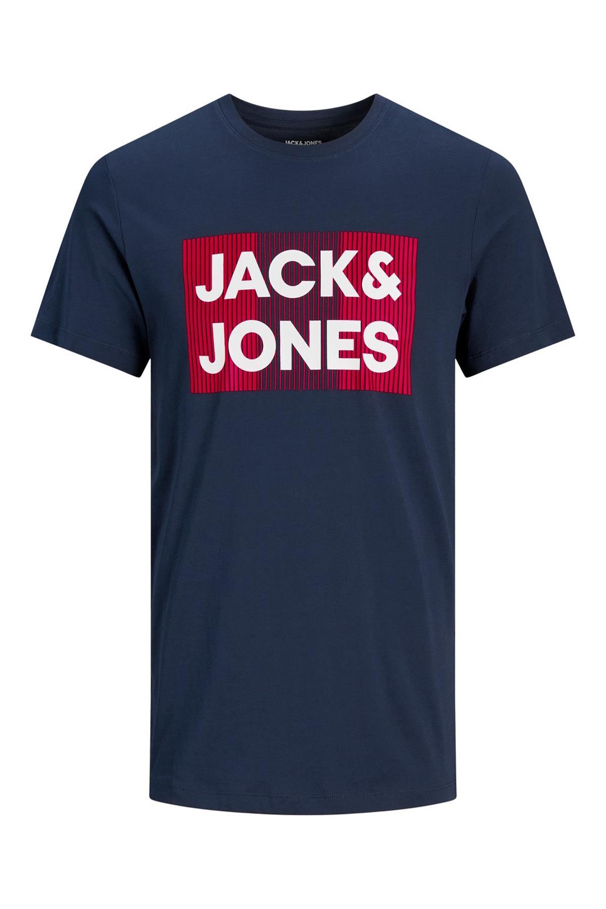 JACK&JONES 12158505 CIZGILI JACK&JONES YAZI 0 YAKA K.KOL TSH
