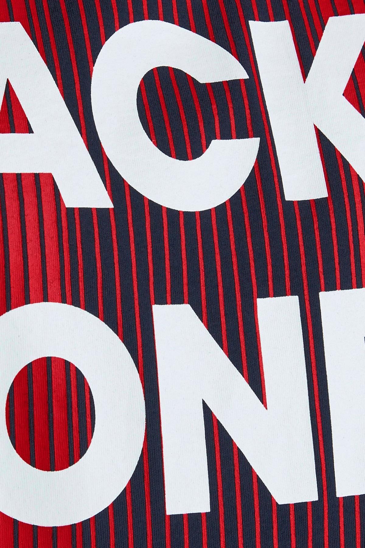 JACK&JONES 12158505 CIZGILI JACK&JONES YAZI 0 YAKA K.KOL TSH JACK&JONES 12158505 CIZGILI JACK&JONES YAZI 0 YAKA K.KOL TSH