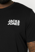 JACK&JONES 12158505 SOL GOGUS YAZILI BUYUK BEDEN KISA KOL TSHIRT