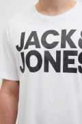 JACK&JONES 12158505 SOL GOGUS YAZILI BUYUK BEDEN KISA KOL TSHIRT