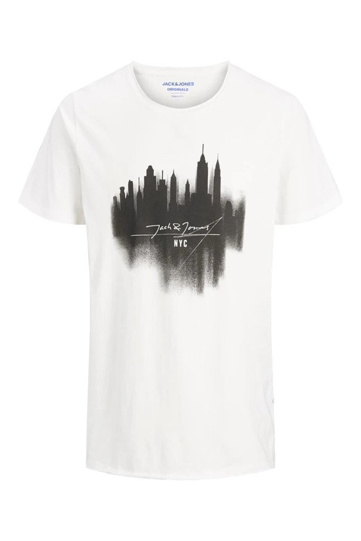 JACK & JONES 12162887 KISA KOL NEW YORK BASKILI