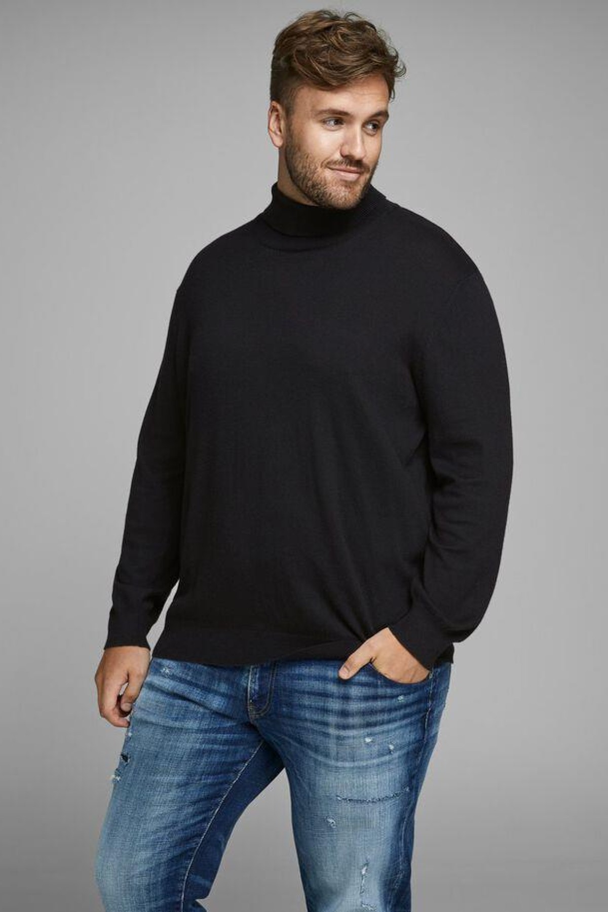 JACK&JONES 12163782 %100 COTON INCE BALIKCI YAKA TRIKO KAZAK JACK&JONES 12163782 %100 COTON INCE BALIKCI YAKA TRIKO KAZAK