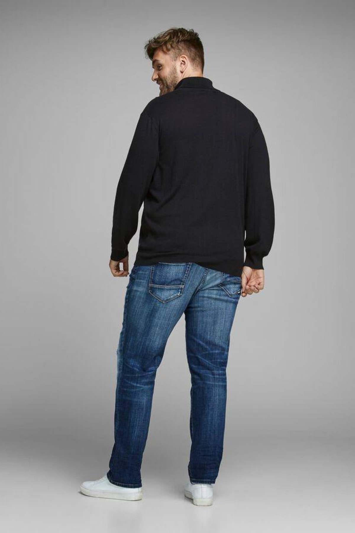 JACK&JONES 12163782 %100 COTON INCE BALIKCI YAKA TRIKO KAZAK JACK&JONES 12163782 %100 COTON INCE BALIKCI YAKA TRIKO KAZAK