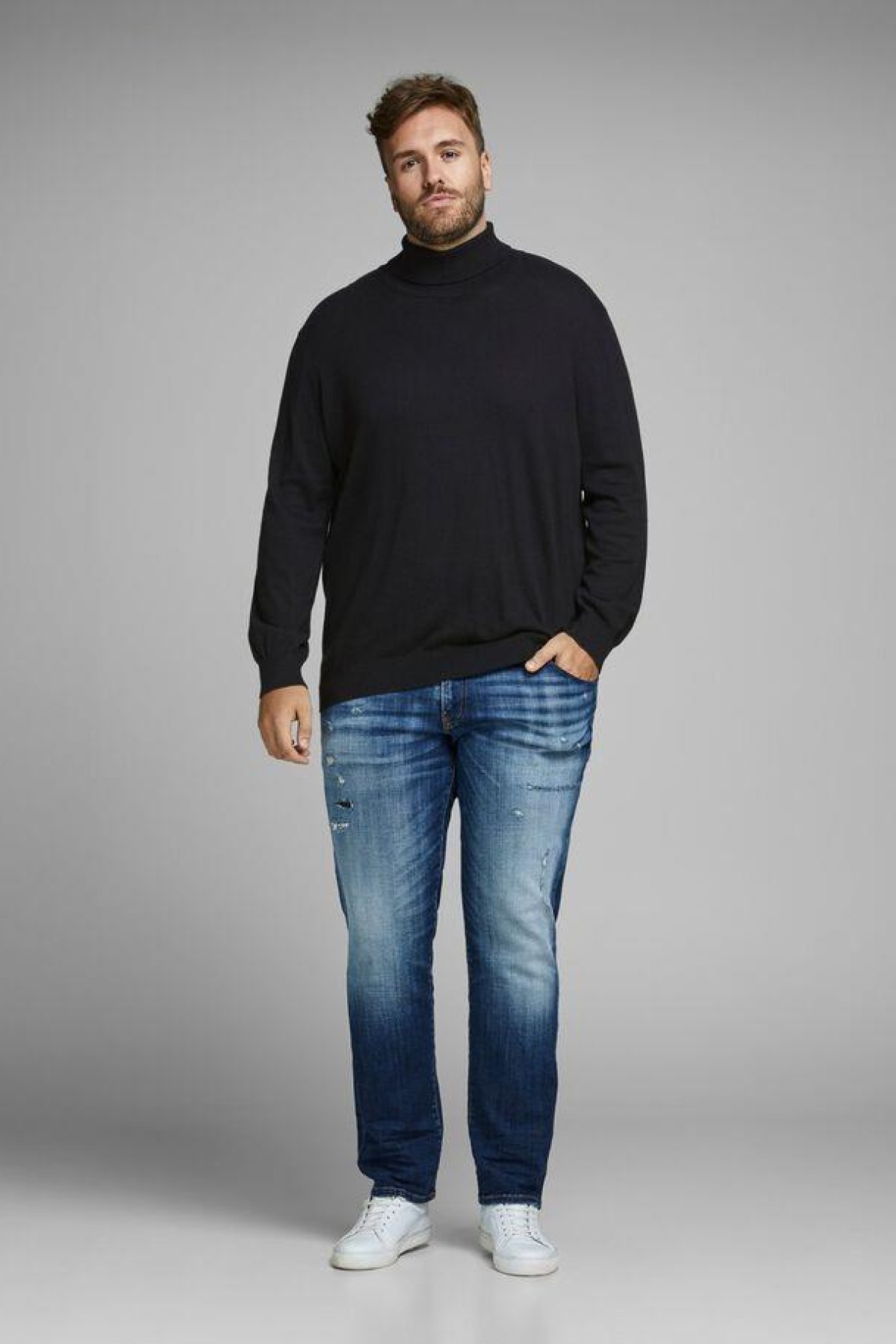 JACK&JONES 12163782 %100 COTON INCE BALIKCI YAKA TRIKO KAZAK JACK&JONES 12163782 %100 COTON INCE BALIKCI YAKA TRIKO KAZAK