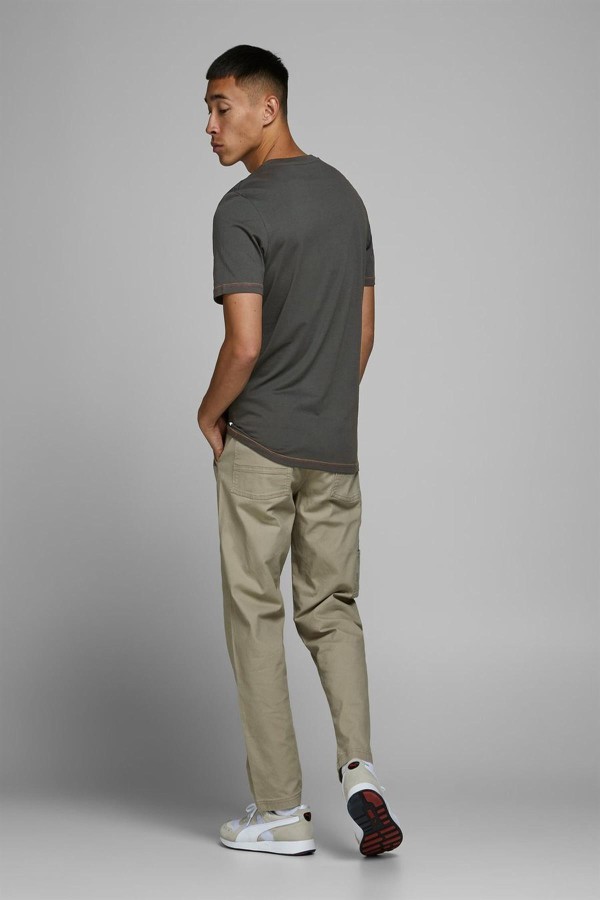 JACK &JONES 12171360YUVARLAK YAKA  URBAN BASKILI KISA KOL TS