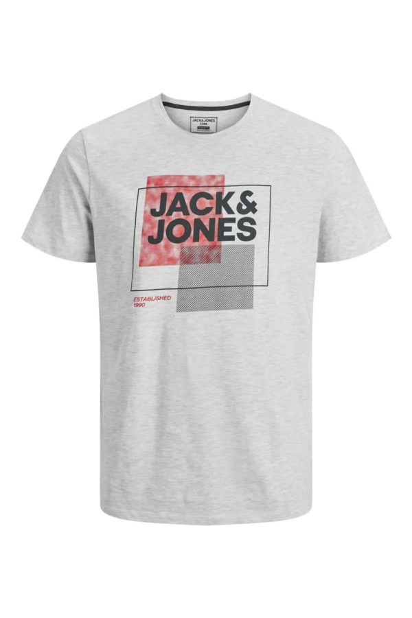 JACK & JONES 12173061 KARE ICI NOKTA DESENLI KISA KOL