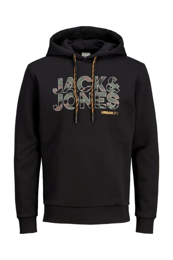 JACK &JONES 12175303 JACK JONES KAMUFLAJ BASKILI KAPSONLU SW