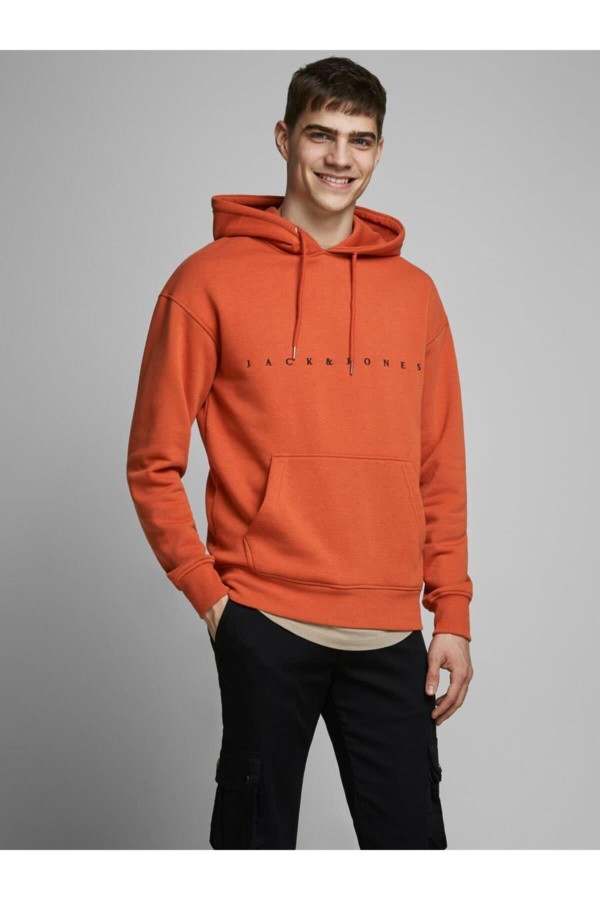JACK &JONES 12176864 KANGURU CEP KAPSONLU SWEAT