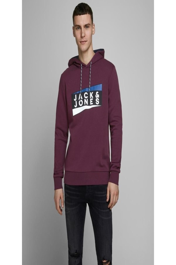 JACK &JONES 12177950 JACK JONES BASKILI KAPSONLU SWEAT