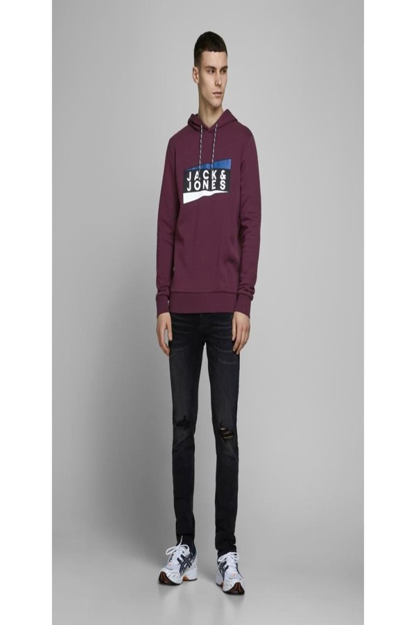 JACK &JONES 12177950 JACK JONES BASKILI KAPSONLU SWEAT