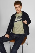 JACK&JONES 12199474 BASKI 0 YAKA KISA KOL TSIHIRT