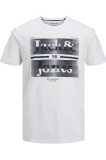JACK&JONES 12211194 NINETEEN NINETY BASKI 0 YAKA KISA KOL TSHIRT