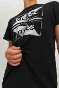 JACK&JONES 12211194 NINETEEN NINETY BASKI 0 YAKA KISA KOL TSHIRT