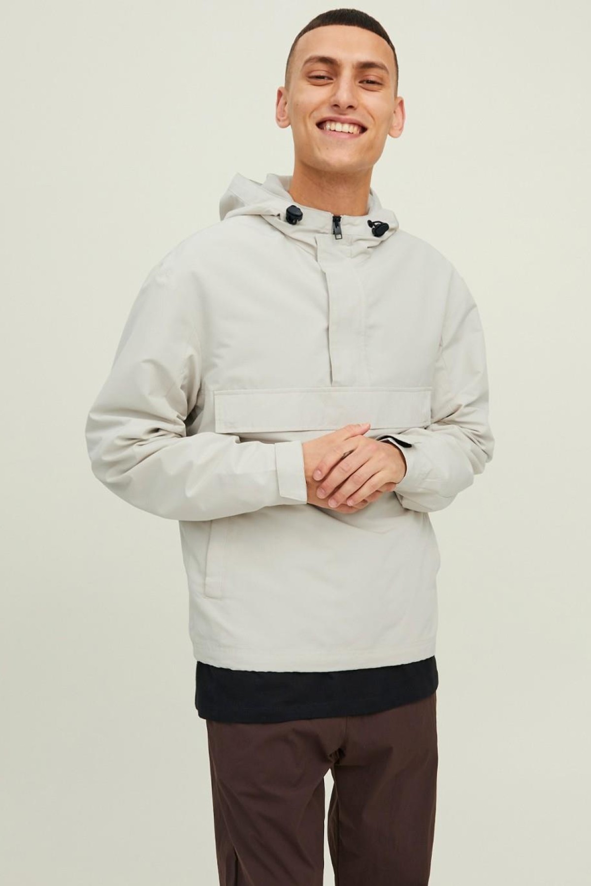 JACK&JONES 12215915 ON BUYUK CEP 3 CEPLI FERMUARLI CITCITLI PATLI KAPSONLU SWEAT