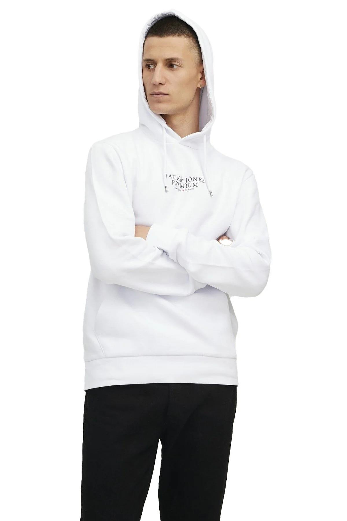 JACK&JONES 12216335 ON YAZILI SARDONLU SWEAT