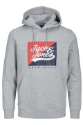 JACK&JONES 12219571 ONU YAZILI KAPSONLU SWEAT