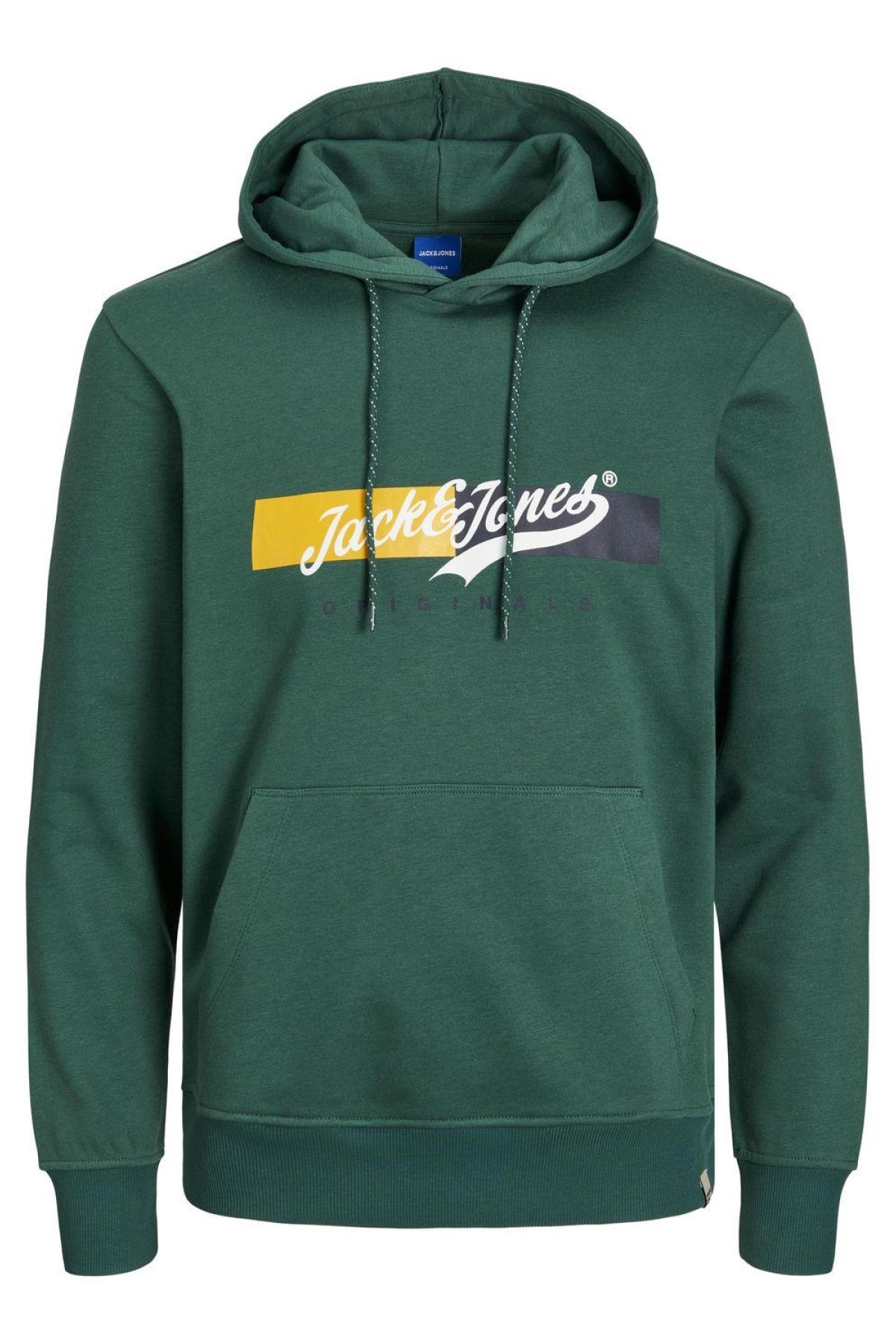 JACK&JONES 12219571 ONU YAZILI KAPSONLU SWEAT