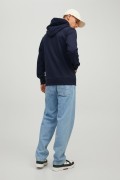JACK&JONES 12219571 ONU YAZILI KAPSONLU SWEAT