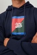 JACK&JONES 12219571 ONU YAZILI KAPSONLU SWEAT