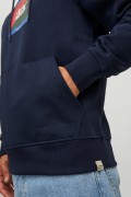 JACK&JONES 12219571 ONU YAZILI KAPSONLU SWEAT
