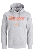 JACK&JONES 12221718 ONU YAZILI KAPSONLU KANGURU CEP SWEAT