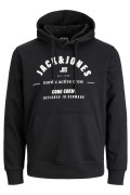 JACK&JONES 12221718 ONU YAZILI KAPSONLU KANGURU CEP SWEAT