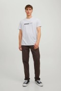 JACK&JONES 12221946 GOGSU YAZILI 0 YAKA KISA KOL TSHIRT