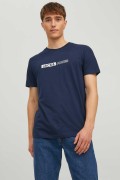 JACK&JONES 12221946 GOGSU YAZILI 0 YAKA KISA KOL TSHIRT