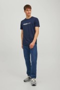 JACK&JONES 12221946 GOGSU YAZILI 0 YAKA KISA KOL TSHIRT