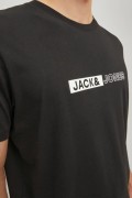 JACK&JONES 12221946 GOGSU YAZILI 0 YAKA KISA KOL TSHIRT