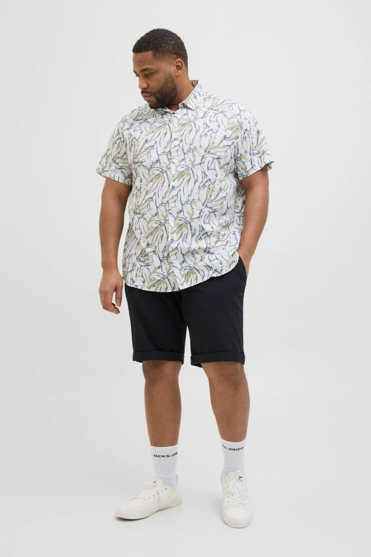 JACK&JONES 12232570  BATTAL BUYUK BEDEN ERKEK SORT