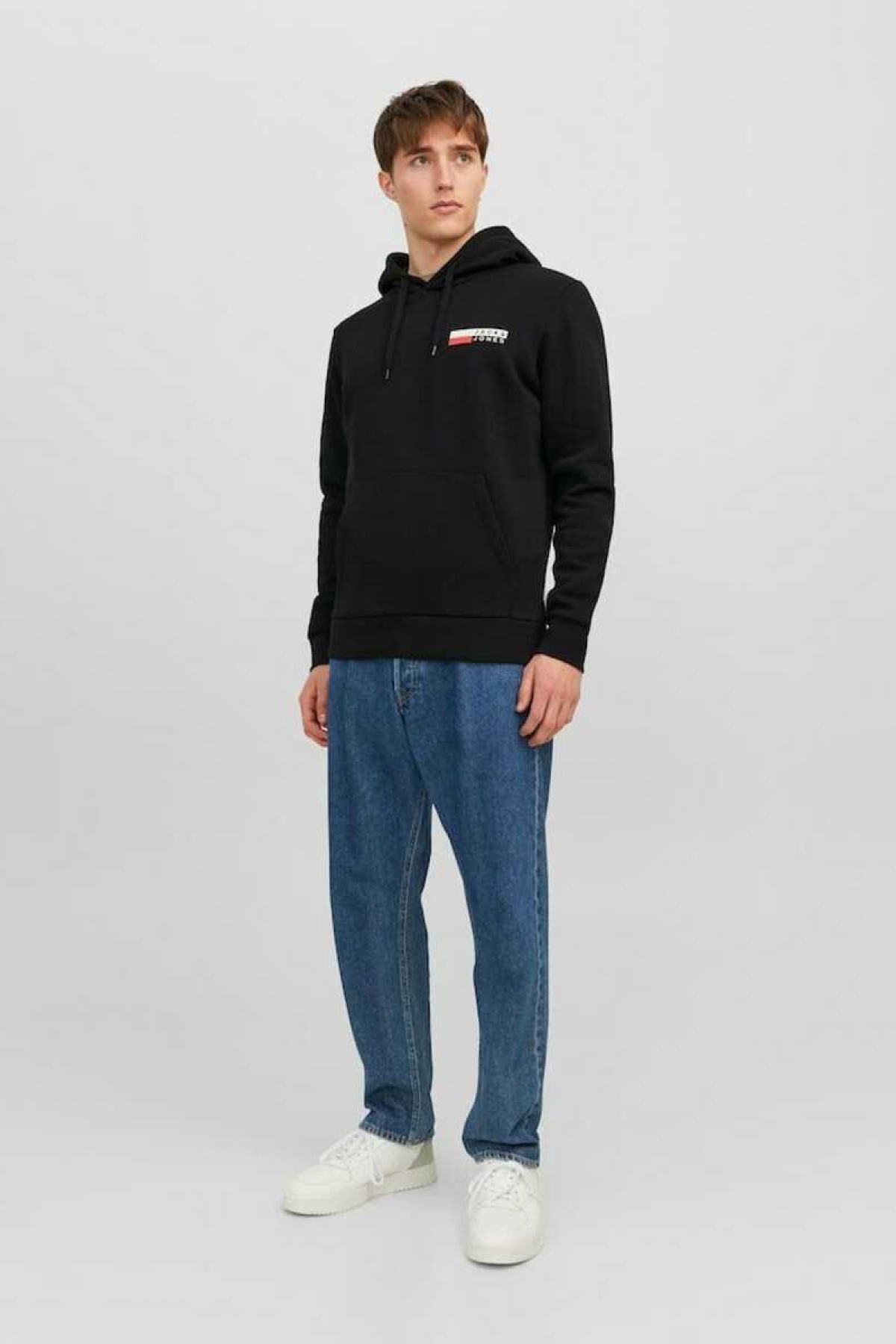 JACK&JONES 12233599 GOGUS BASKILI KAPUSONLU SWEATSHIRT JACK&JONES 12233599 GOGUS BASKILI KAPUSONLU SWEATSHIRT