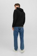 JACK&JONES 12233599 GOGUS BASKILI KAPUSONLU SWEATSHIRT