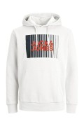 JACK&JONES 12233599 GOGUS BASKILI KAPUSONLU SWEATSHIRT