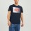 JACK & JONES 12233999 0 YAKA ONU CIZGI USTU JACK JONES YAZILI KISA KOL  %100 COTON TSHIRT