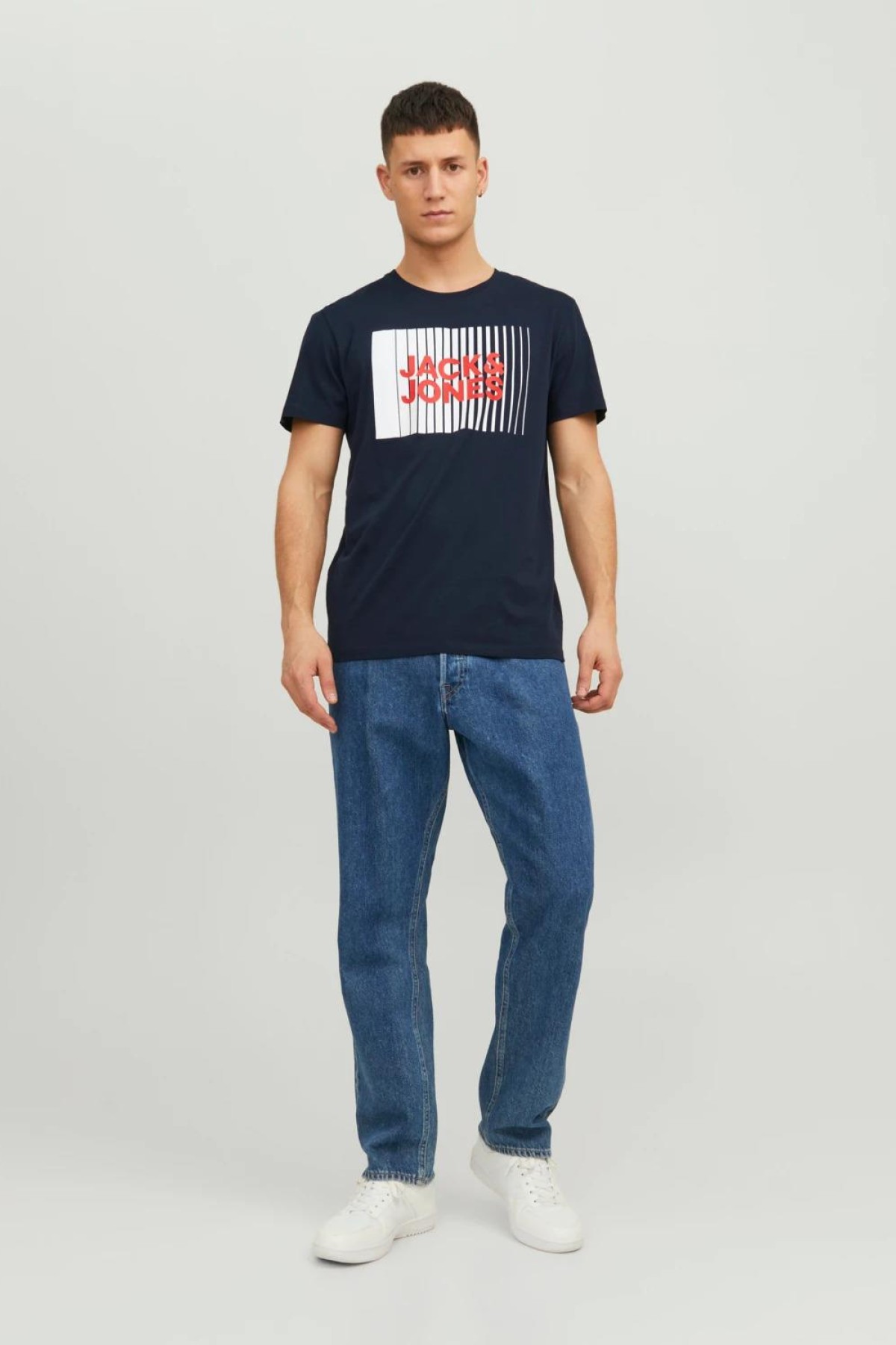 JACK & JONES 12233999 0 YAKA ONU CIZGI USTU JACK JONES YAZILI KISA KOL %100 COTON TSHIRT JACK & JONES 12233999 0 YAKA ONU CIZGI USTU JACK JONES YAZILI KISA KOL %100 COTON TSHIRT