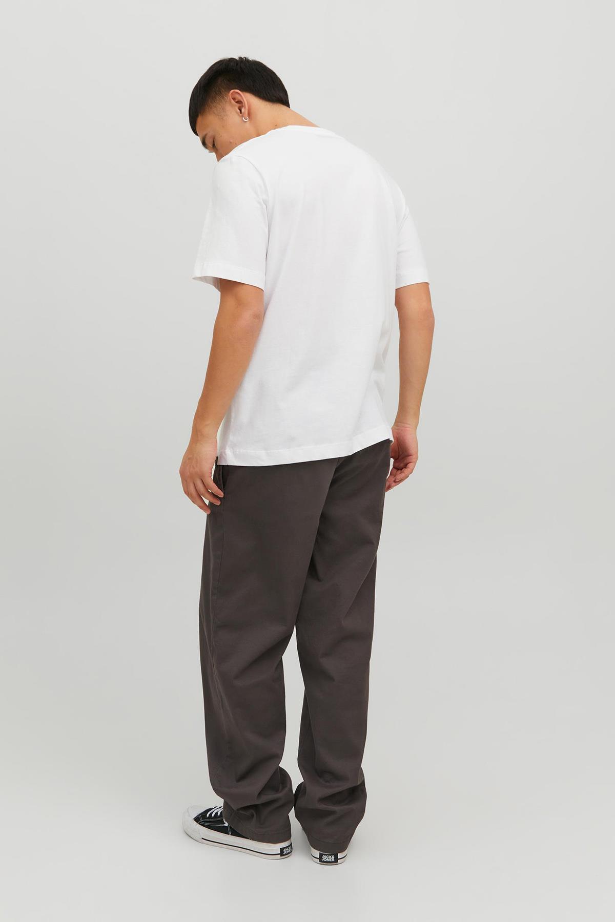 JACK & JONES 12234214 PALMIYE AGAC BASKILI KISA KOL  %100 COTON TSHIRT